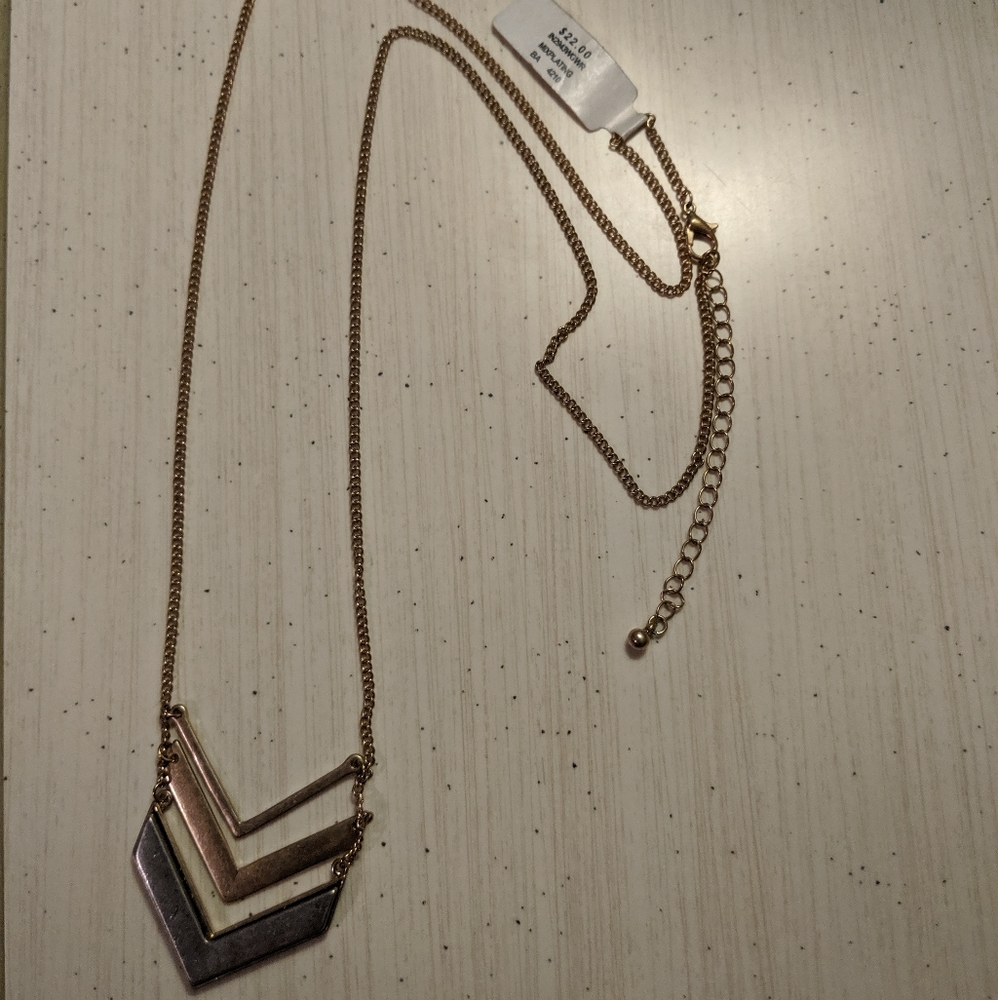 Mixplating Arrow Pendant Necklace